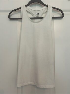 Gianni Bini White Racerback Tank